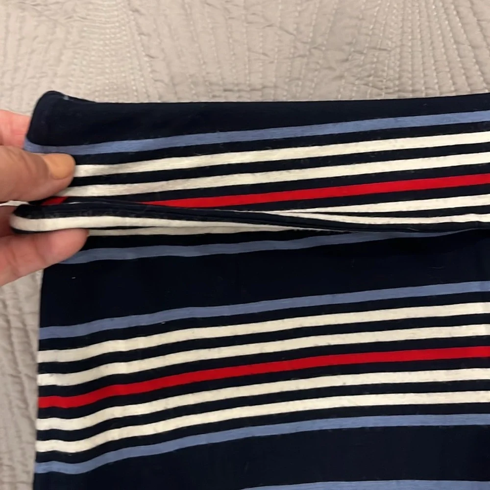 Maxi Skirt Women’s Multicolor Red, White & Blues striped. - Picture 5 of 7